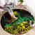 Personalised Reggae Jawaiian Festive Round Carpet Mix Polynesian