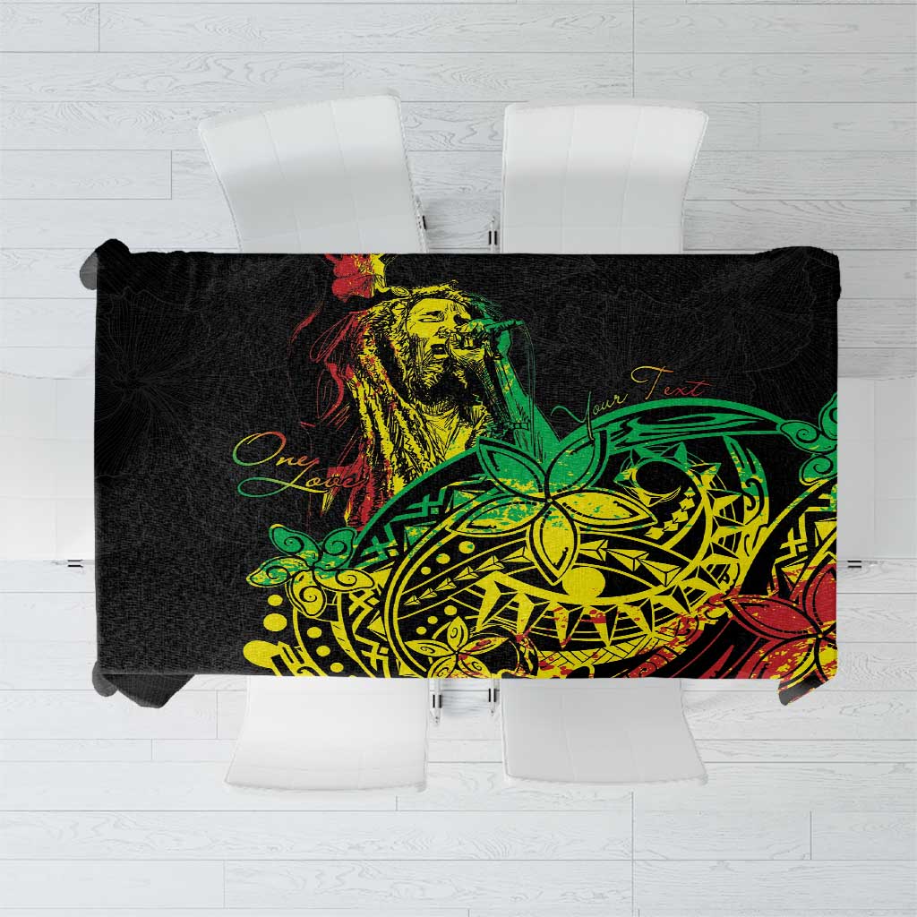 Personalised Reggae Jawaiian Festive Tablecloth Mix Polynesian LT7 Reggae - Polynesian Pride