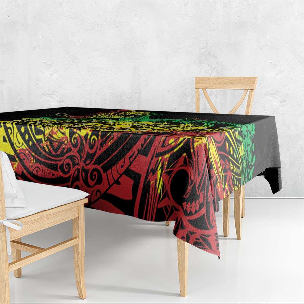 Personalised Reggae Jawaiian Festive Tablecloth Mix Polynesian LT7 - Polynesian Pride