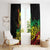 Personalised Reggae Jawaiian Festive Window Curtain Mix Polynesian