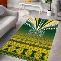 Cook Islands Rugby Area Rug Kuki Avaiki LT7 - Polynesian Pride