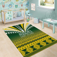 Cook Islands Rugby Area Rug Kuki Avaiki LT7 - Polynesian Pride