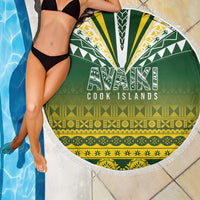 Cook Islands Rugby Beach Blanket Kuki Avaiki LT7 - Polynesian Pride