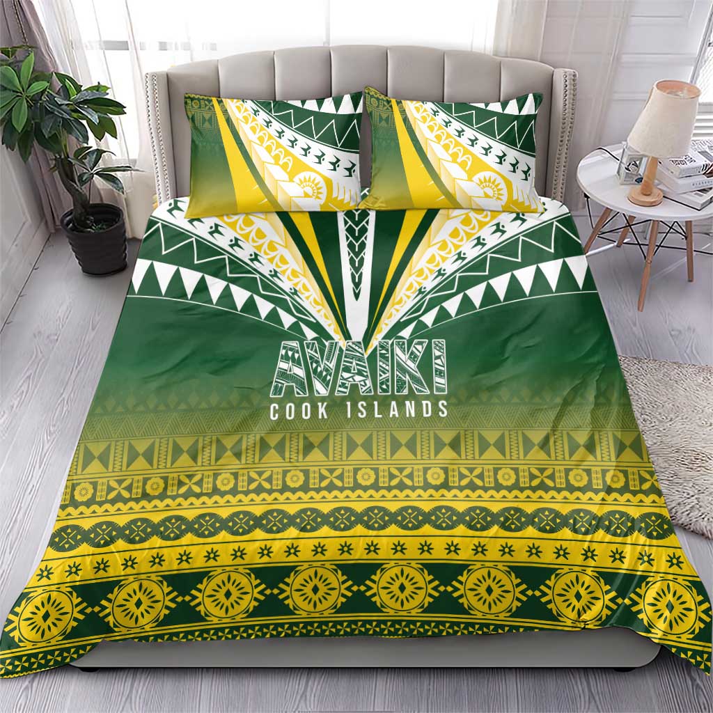 Cook Islands Rugby Bedding Set Kuki Avaiki LT7 - Polynesian Pride