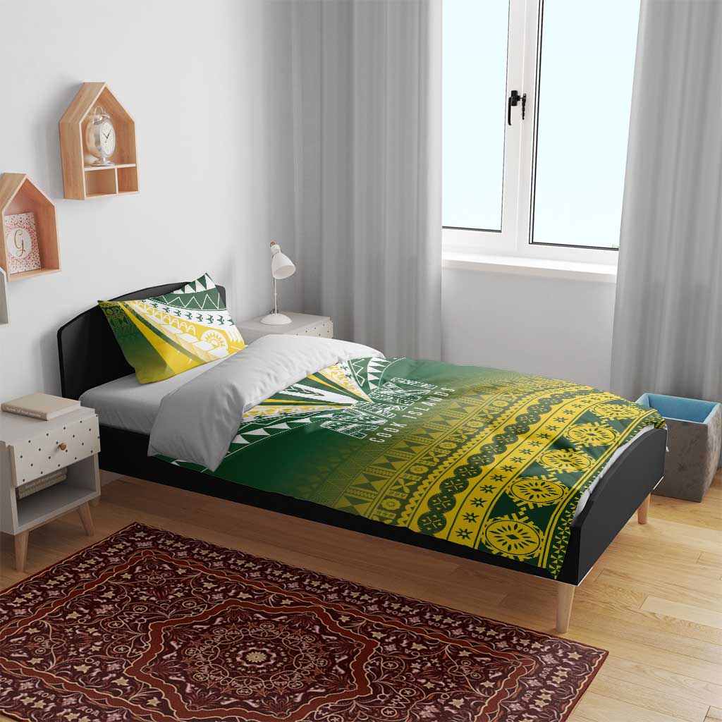 Cook Islands Rugby Bedding Set Kuki Avaiki LT7 - Polynesian Pride