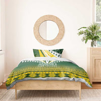 Cook Islands Rugby Bedding Set Kuki Avaiki LT7 - Polynesian Pride