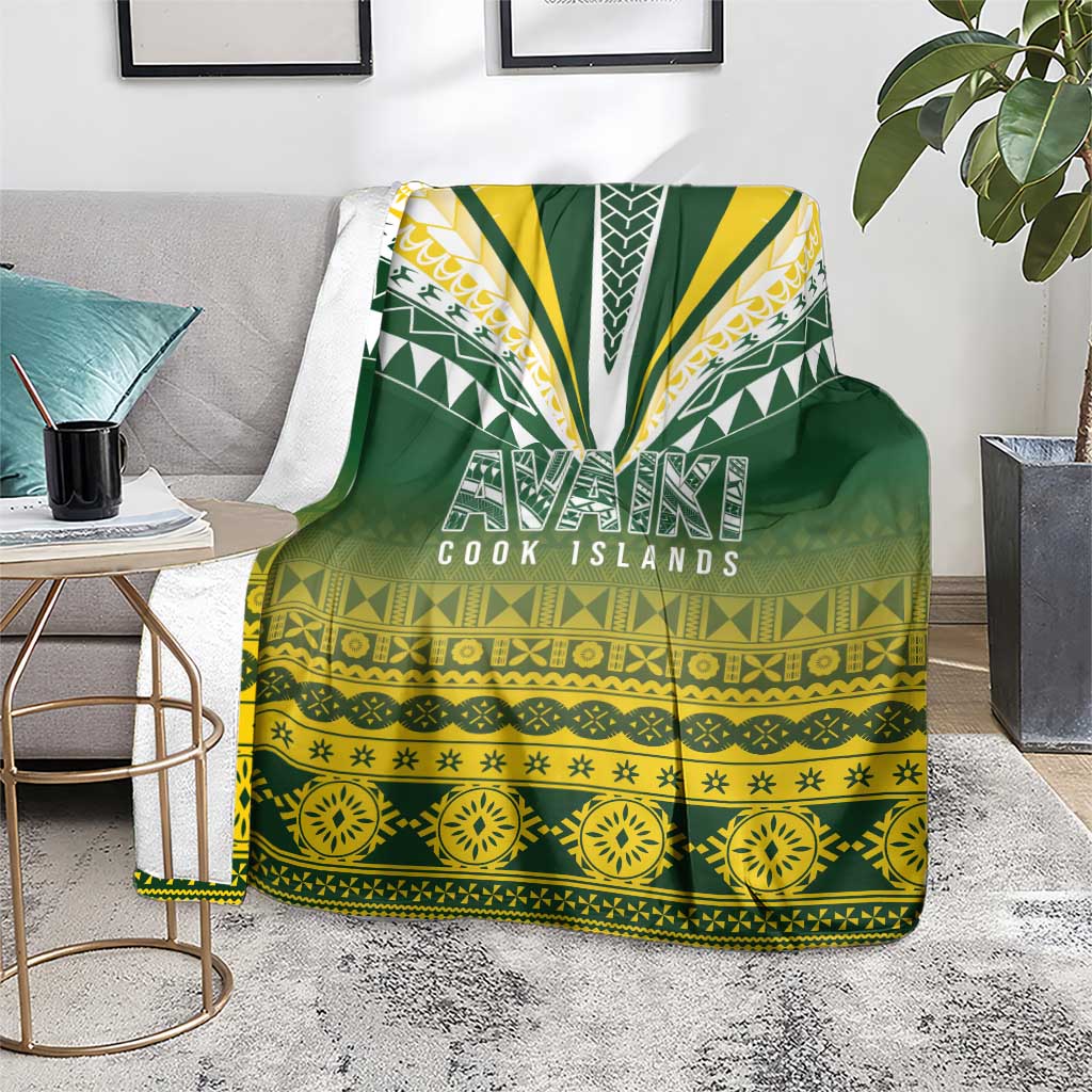 Cook Islands Rugby Blanket Kuki Avaiki - Polynesian Pride
