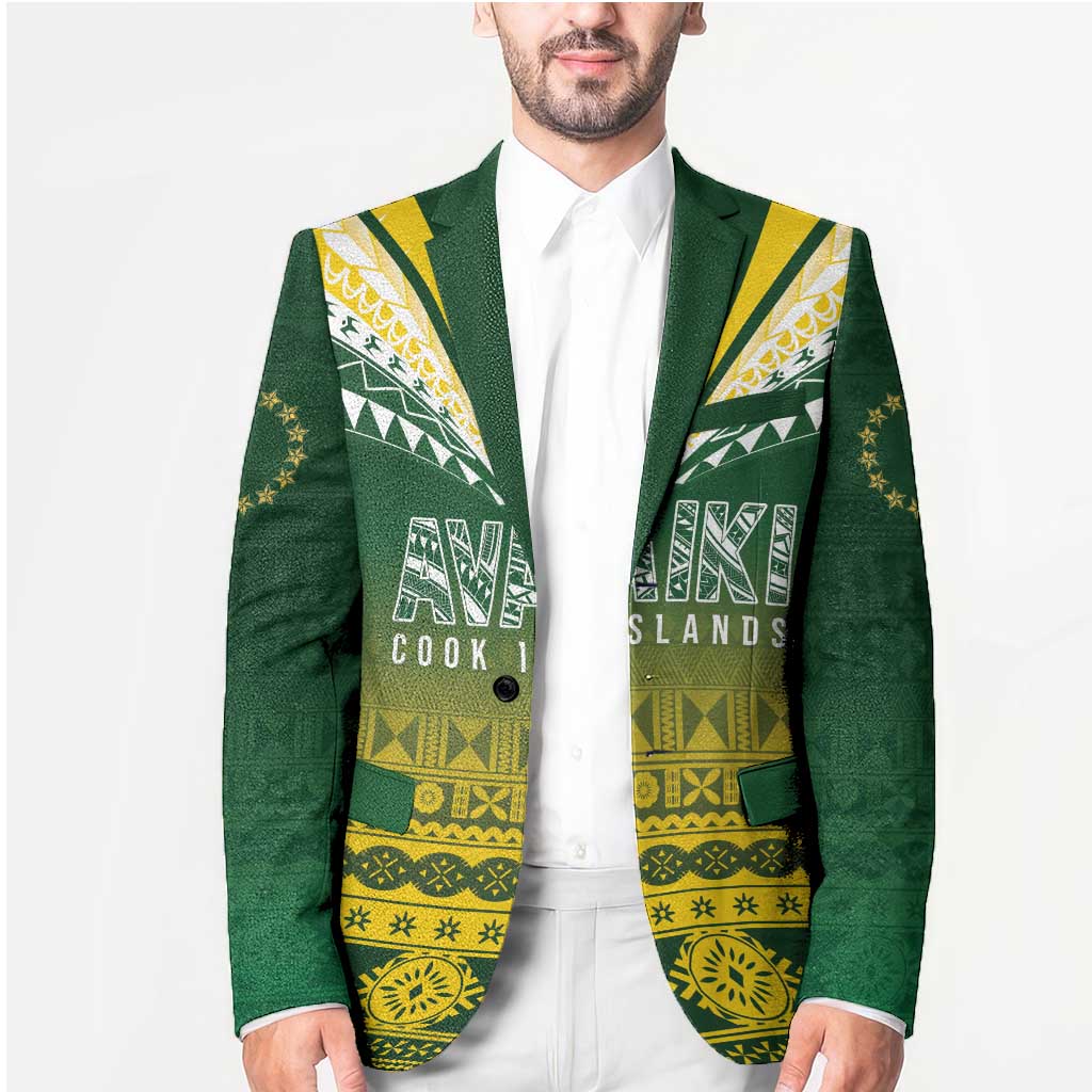 Cook Islands Rugby Custom Blazer Kuki Avaiki - Polynesian Pride