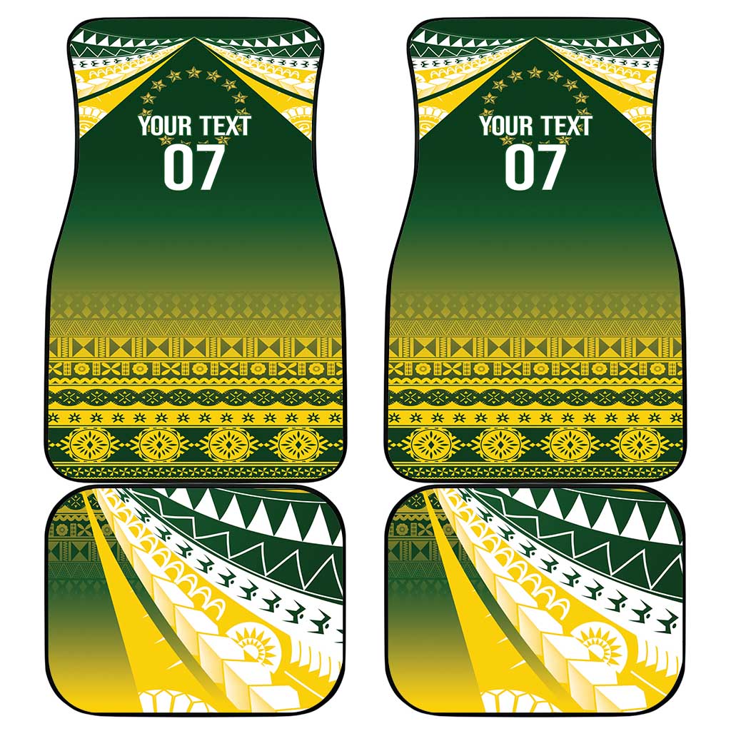 Cook Islands Rugby Custom Car Mats Kuki Avaiki LT7 - Polynesian Pride