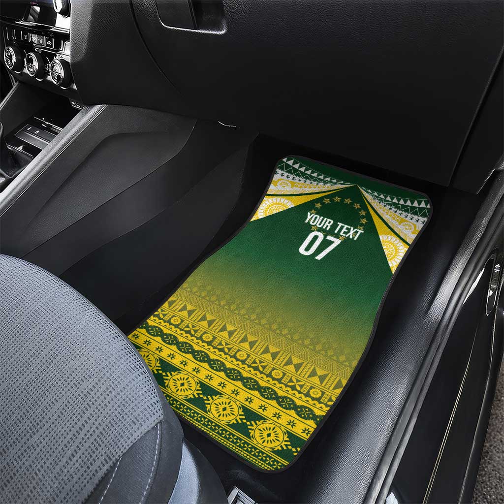 Cook Islands Rugby Custom Car Mats Kuki Avaiki LT7 - Polynesian Pride