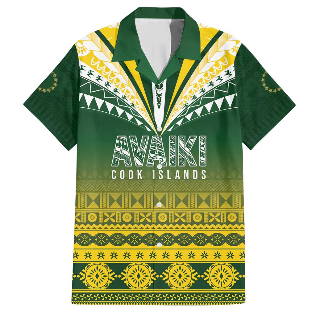 Cook Islands Rugby Custom Family Matching Off Shoulder Maxi Dress and Hawaiian Shirt Kuki Avaiki - Polynesian Pride