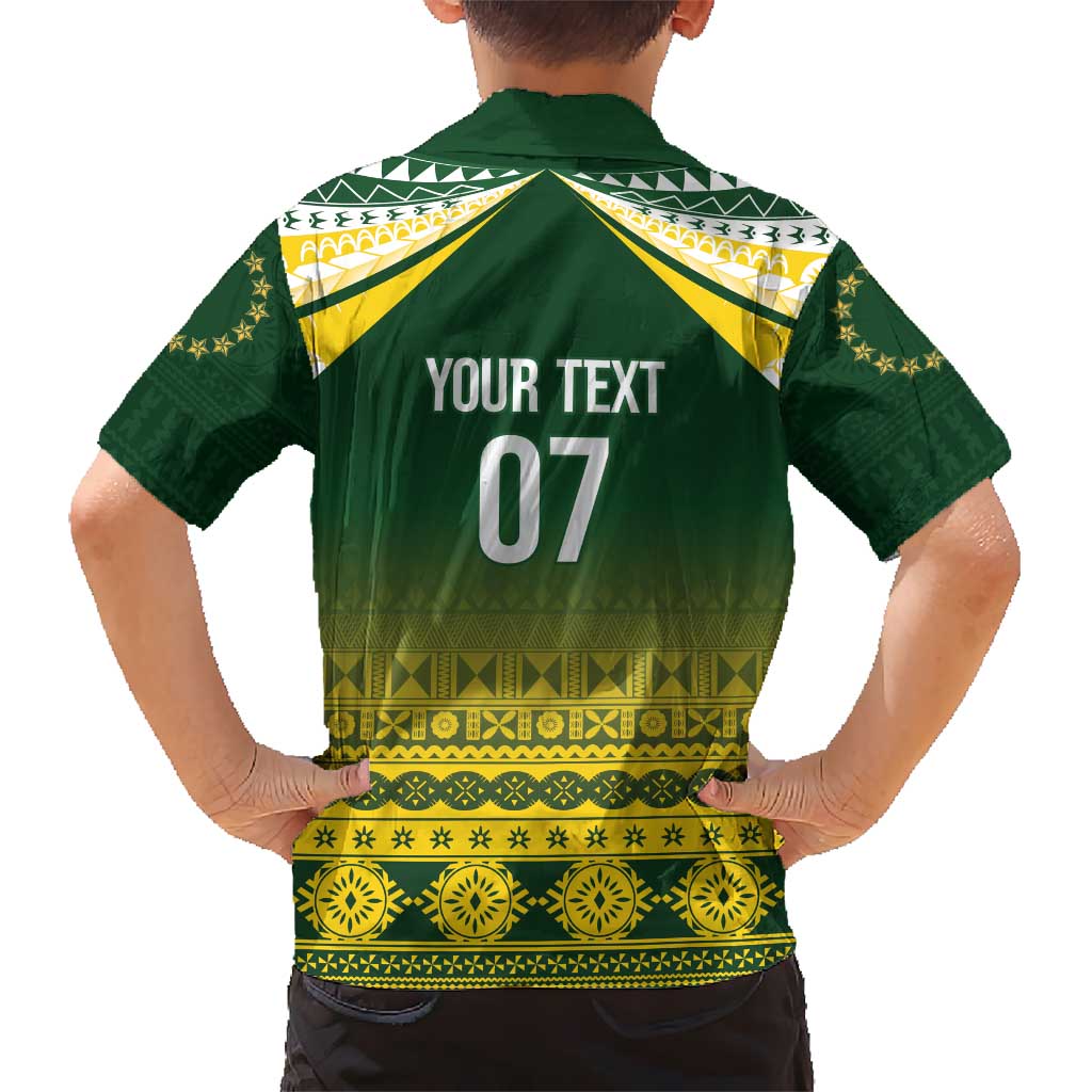Cook Islands Rugby Custom Family Matching Puletasi and Hawaiian Shirt Kuki Avaiki LT7 - Polynesian Pride
