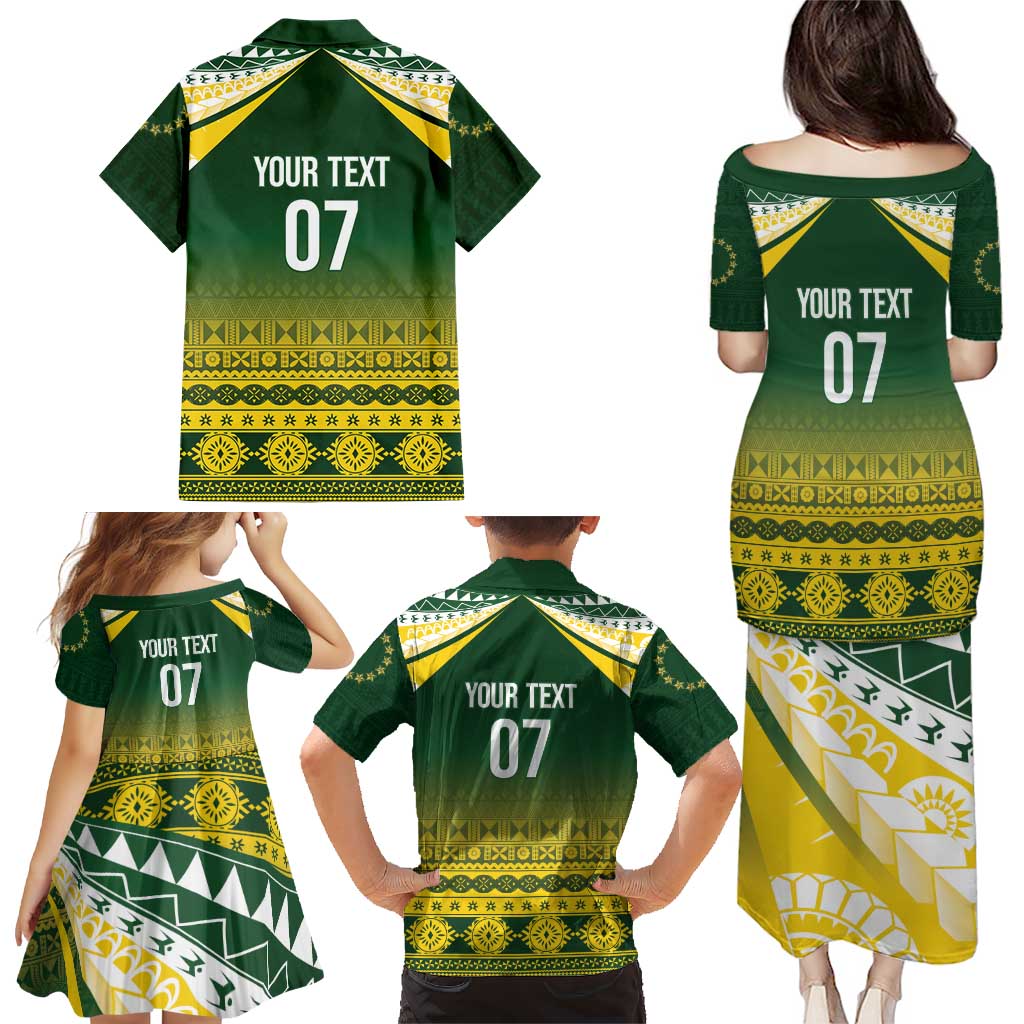 Cook Islands Rugby Custom Family Matching Puletasi and Hawaiian Shirt Kuki Avaiki LT7 - Polynesian Pride