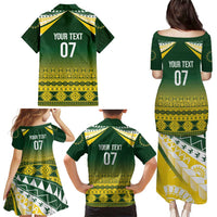 Cook Islands Rugby Custom Family Matching Puletasi and Hawaiian Shirt Kuki Avaiki LT7 - Polynesian Pride