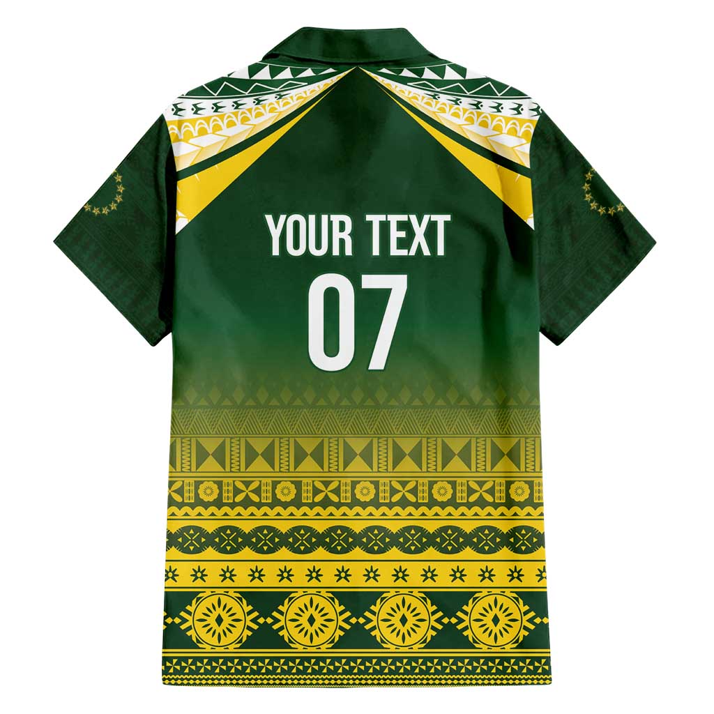 Cook Islands Rugby Custom Family Matching Short Sleeve Bodycon Dress and Hawaiian Shirt Kuki Avaiki - Polynesian Pride