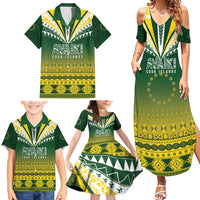 Cook Islands Rugby Custom Family Matching Summer Maxi Dress and Hawaiian Shirt Kuki Avaiki - Polynesian Pride