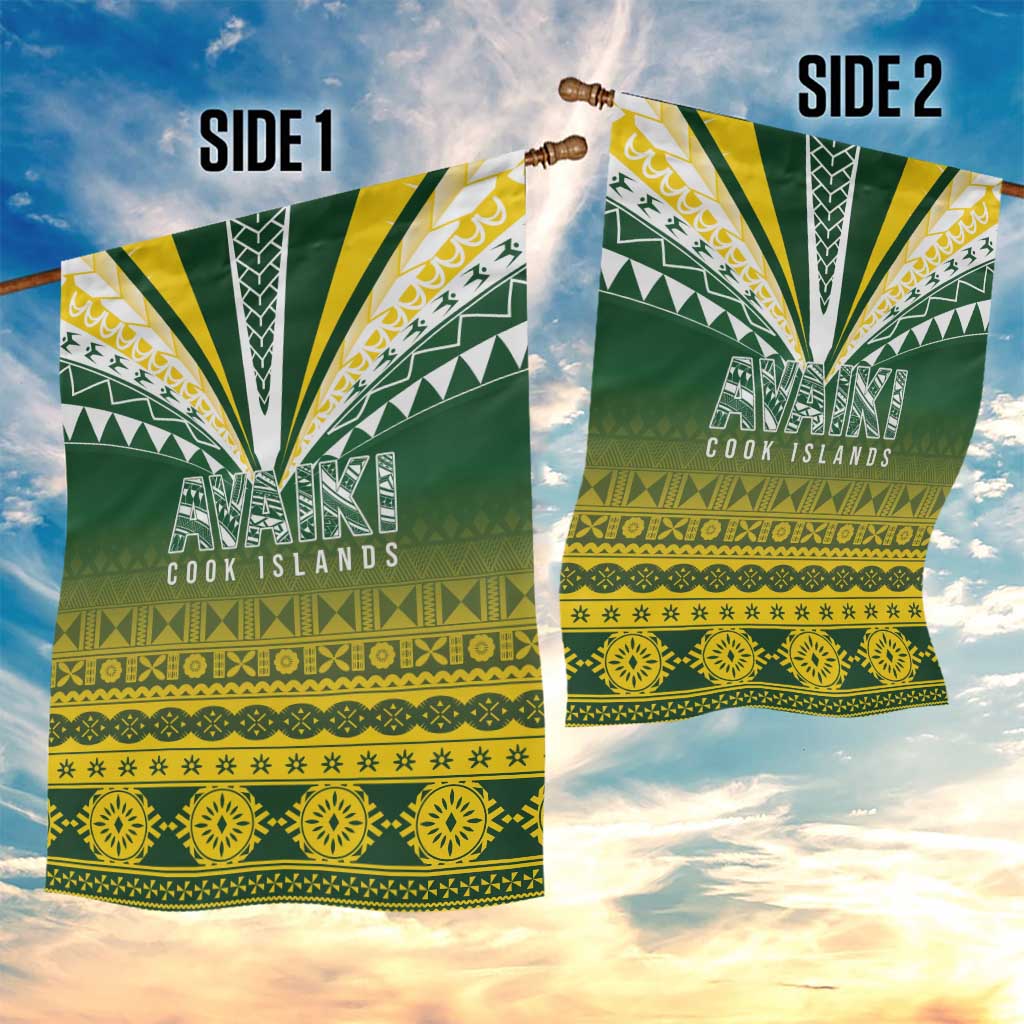Cook Islands Rugby Garden Flag Kuki Avaiki LT7 - Polynesian Pride