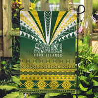 Cook Islands Rugby Garden Flag Kuki Avaiki LT7 Garden Flag Yellow Green - Polynesian Pride