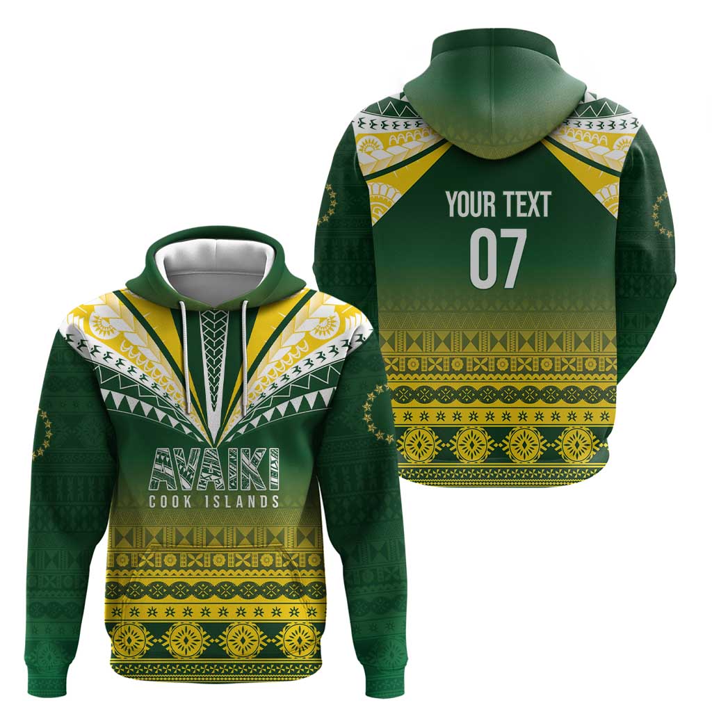 Cook Islands Rugby Custom Hoodie Kuki Avaiki LT7 - Polynesian Pride