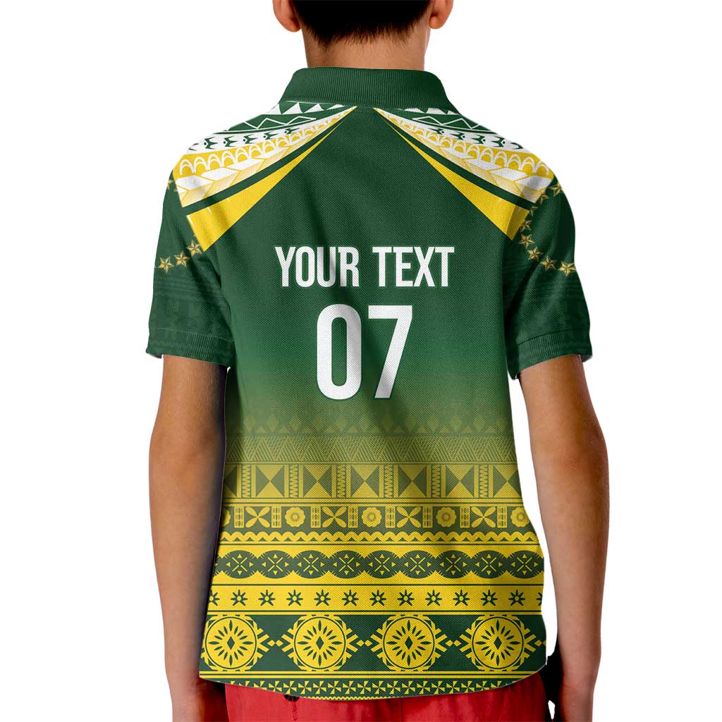 Cook Islands Rugby Custom Kid Polo Shirt Kuki Avaiki LT7 - Polynesian Pride