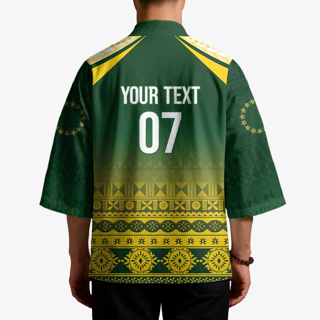 Cook Islands Rugby Custom Kimono Kuki Avaiki - Polynesian Pride