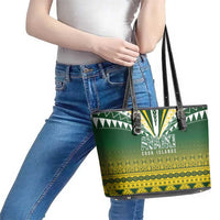 Cook Islands Rugby Leather Tote Bag Kuki Avaiki LT7 - Polynesian Pride