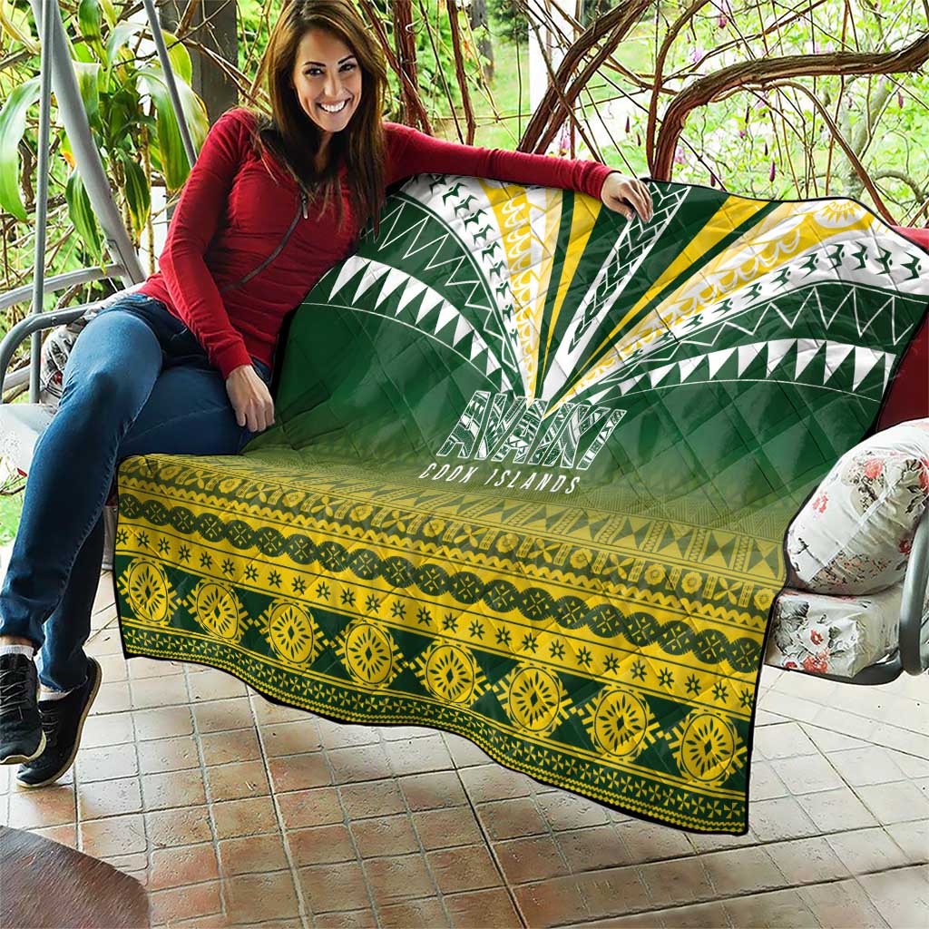 Cook Islands Rugby Quilt Kuki Avaiki LT7 - Polynesian Pride