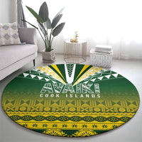 Cook Islands Rugby Round Carpet Kuki Avaiki LT7 - Polynesian Pride