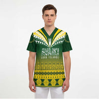 Cook Islands Rugby Custom Scrub Top Kuki Avaiki LT7 - Polynesian Pride
