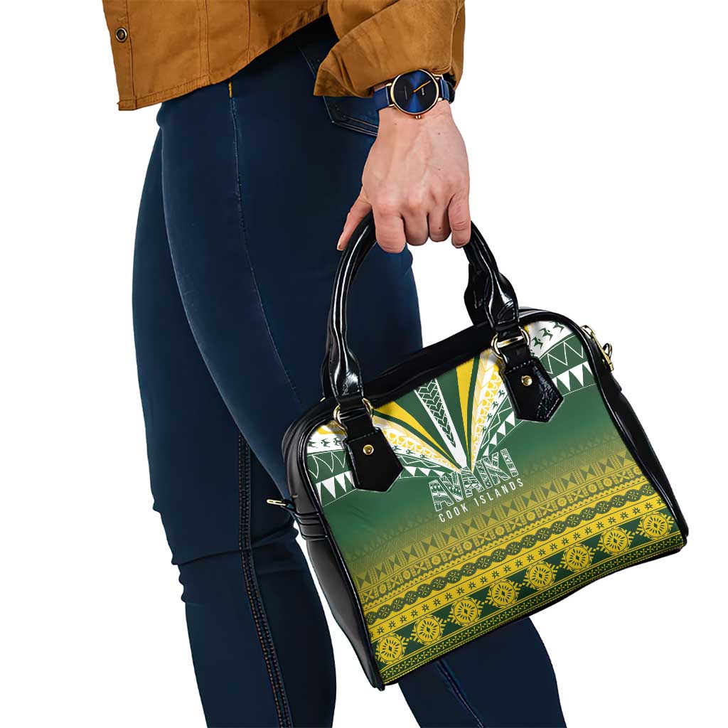 Cook Islands Rugby Shoulder Handbag Kuki Avaiki LT7 - Polynesian Pride