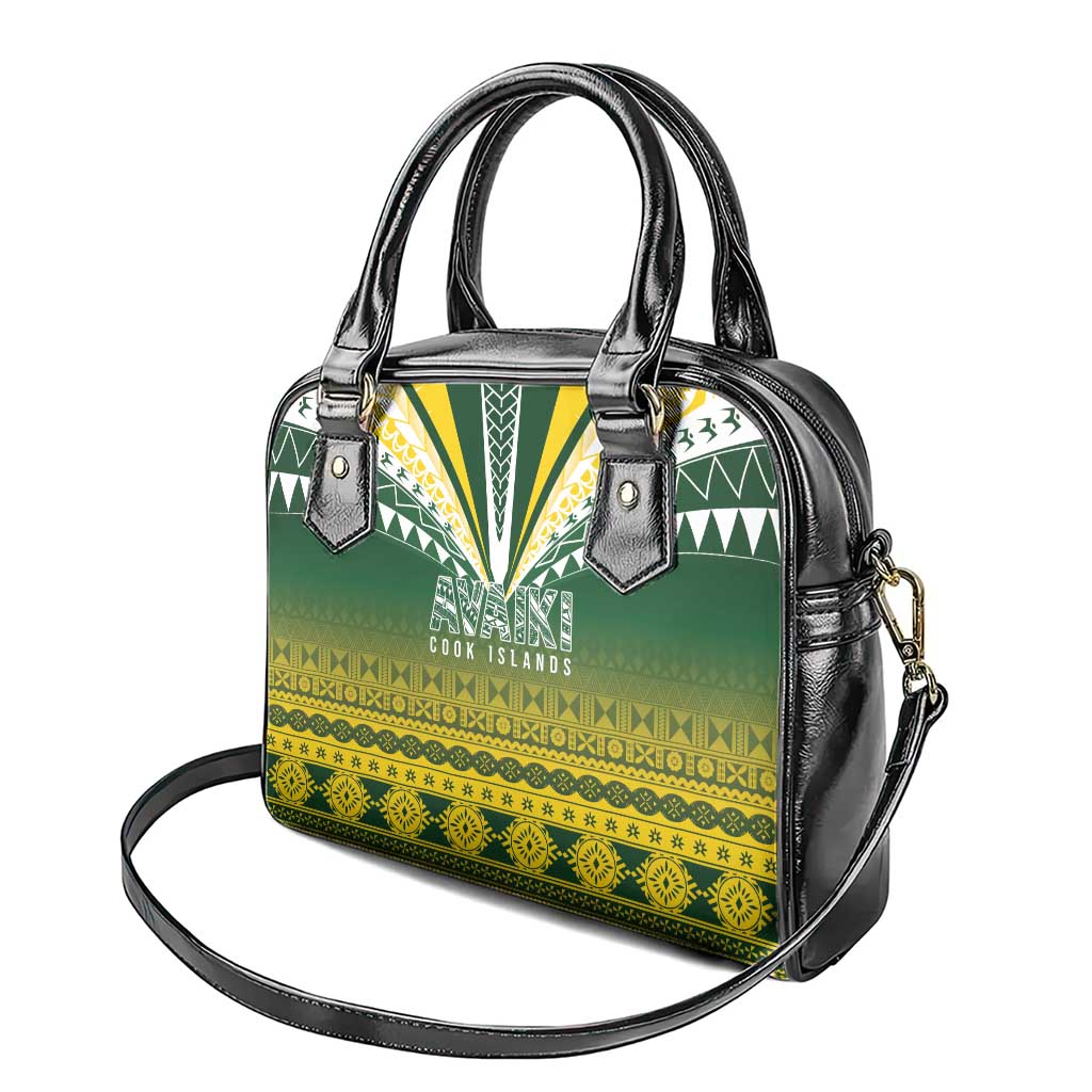 Cook Islands Rugby Shoulder Handbag Kuki Avaiki LT7 - Polynesian Pride