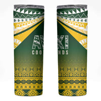 Cook Islands Rugby Skinny Tumbler Kuki Avaiki - Polynesian Pride