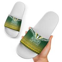 Cook Islands Rugby Slide Sandals Kuki Avaiki LT7 - Polynesian Pride