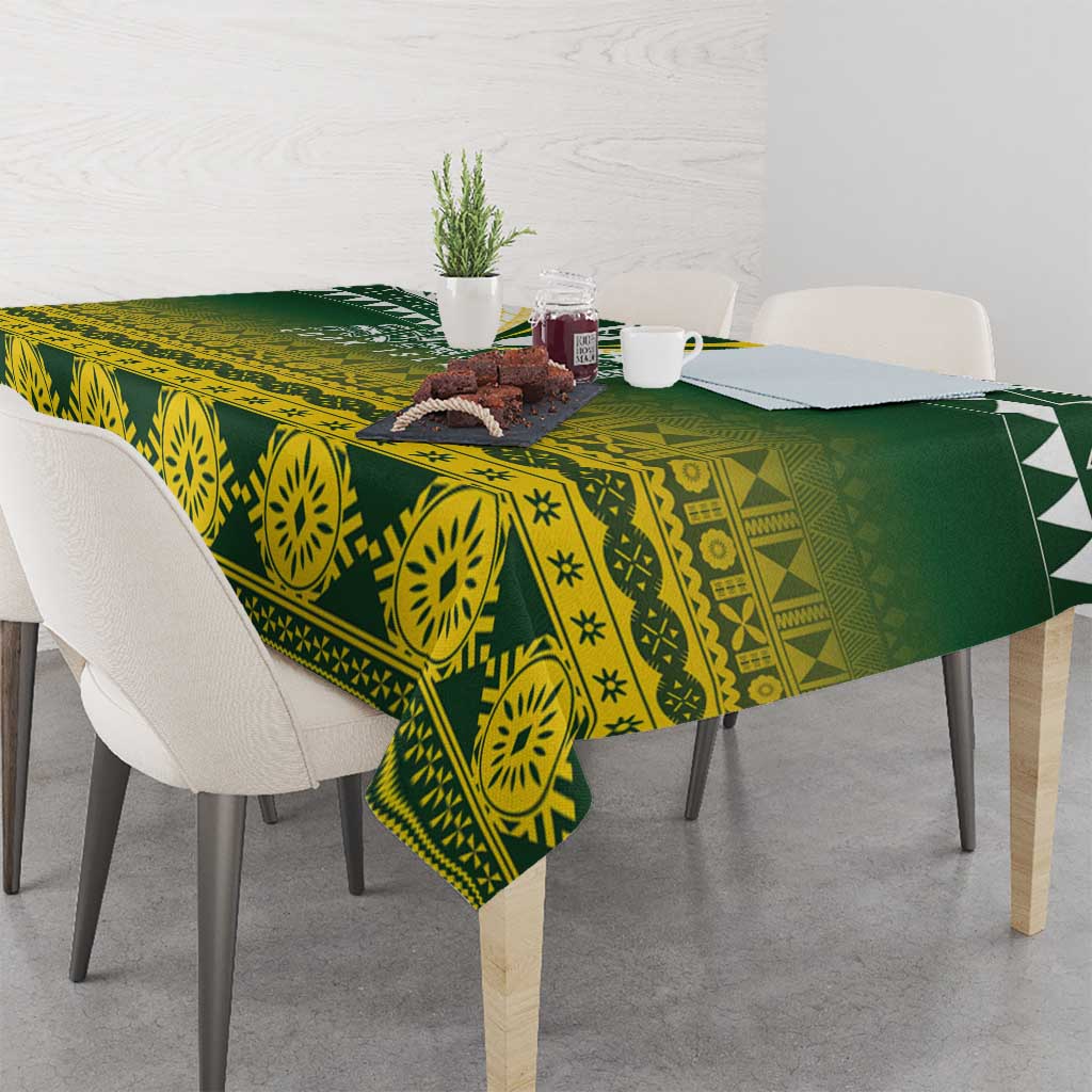 Cook Islands Rugby Tablecloth Kuki Avaiki LT7 - Polynesian Pride