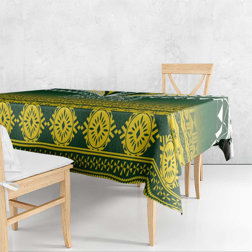 Cook Islands Rugby Tablecloth Kuki Avaiki LT7 - Polynesian Pride
