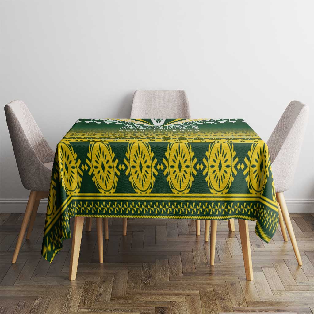 Cook Islands Rugby Tablecloth Kuki Avaiki LT7 - Polynesian Pride