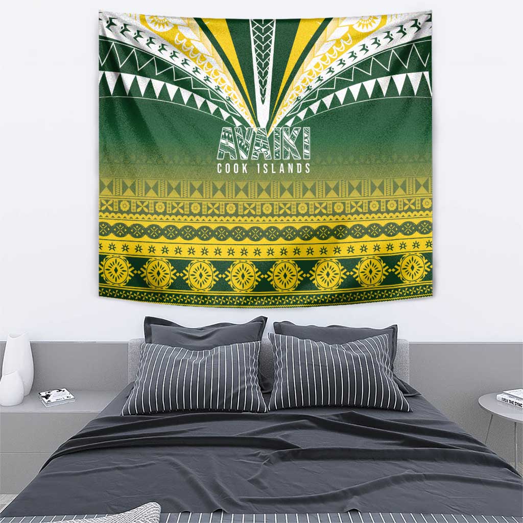 Cook Islands Rugby Tapestry Kuki Avaiki - Polynesian Pride