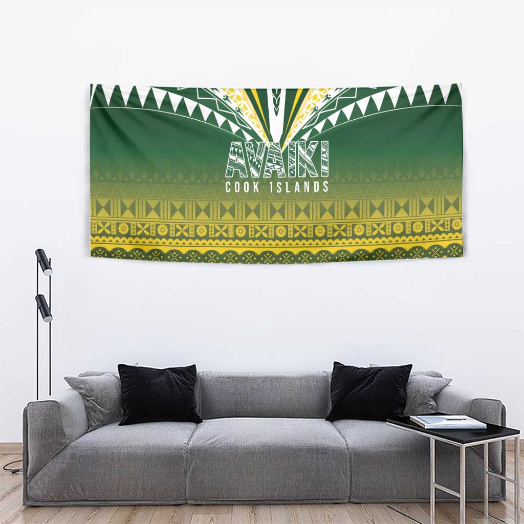 Cook Islands Rugby Tapestry Kuki Avaiki - Polynesian Pride