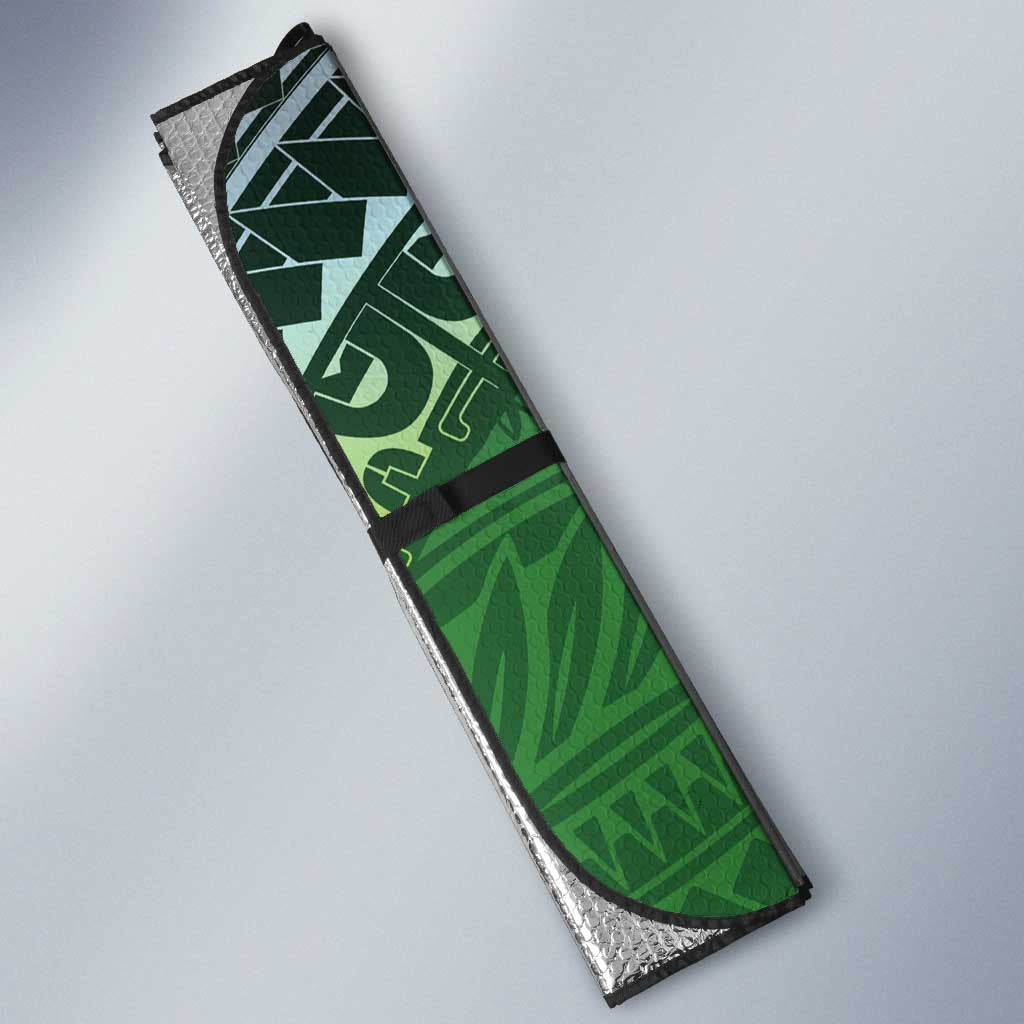 Cook Islands Rugby Kuki Avaiki Auto Sun Shade Tribal Turtle LT7 - Polynesian Pride