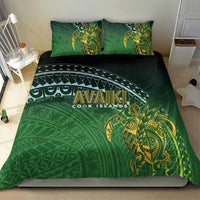 Cook Islands Rugby Kuki Avaiki Bedding Set Tribal Turtle - Polynesian Pride