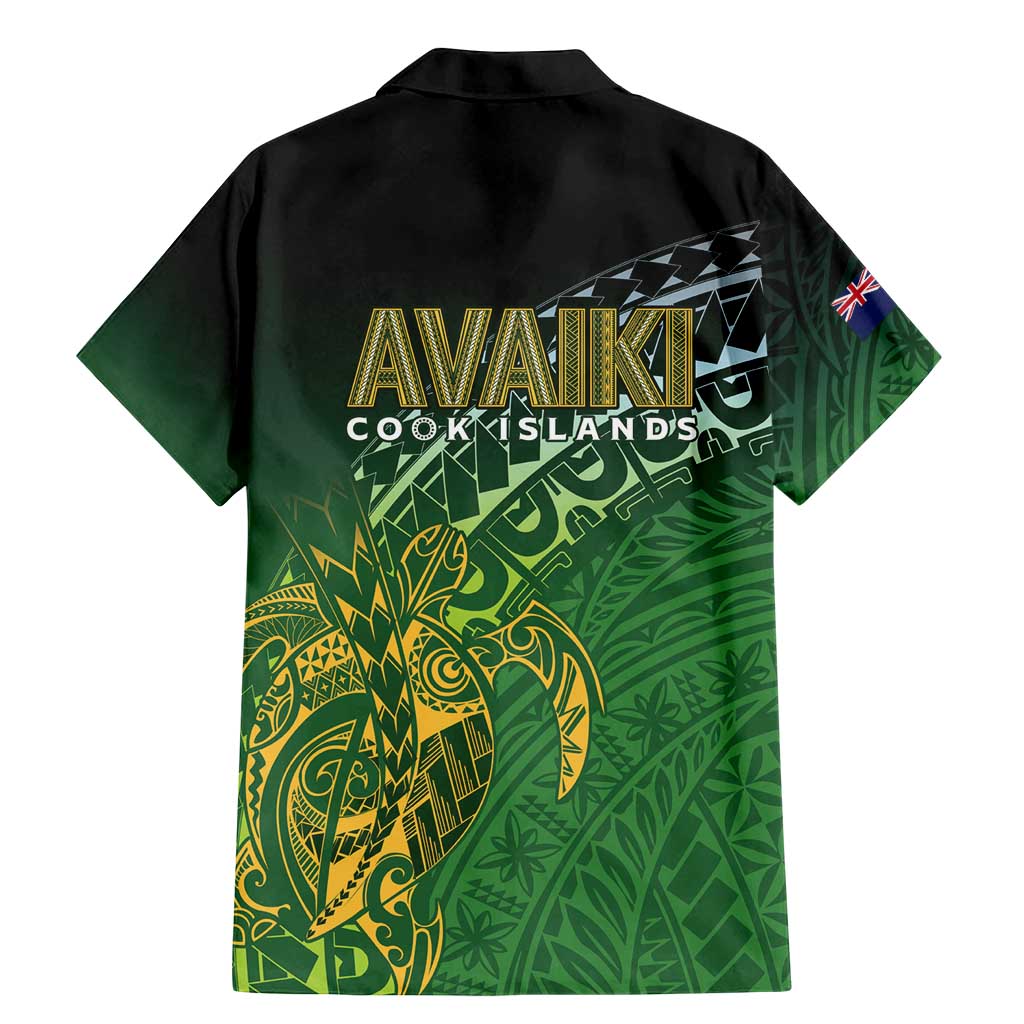 Cook Islands Rugby Kuki Avaiki Family Matching Mermaid Dress and Hawaiian Shirt Tribal Turtle - Polynesian Pride