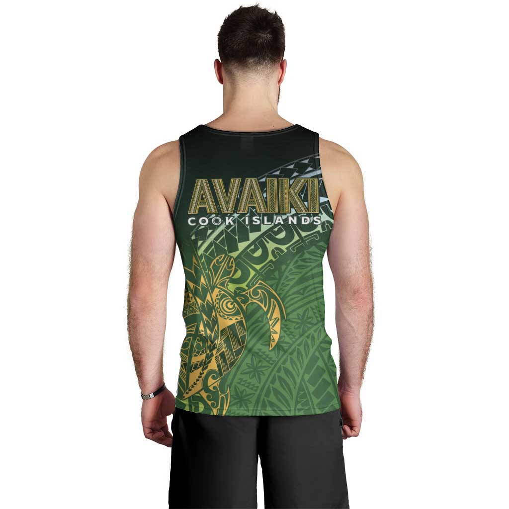 Cook Islands Rugby Kuki Avaiki Men Tank Top Tribal Turtle LT7 - Polynesian Pride