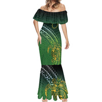 Cook Islands Rugby Kuki Avaiki Mermaid Dress Tribal Turtle - Polynesian Pride