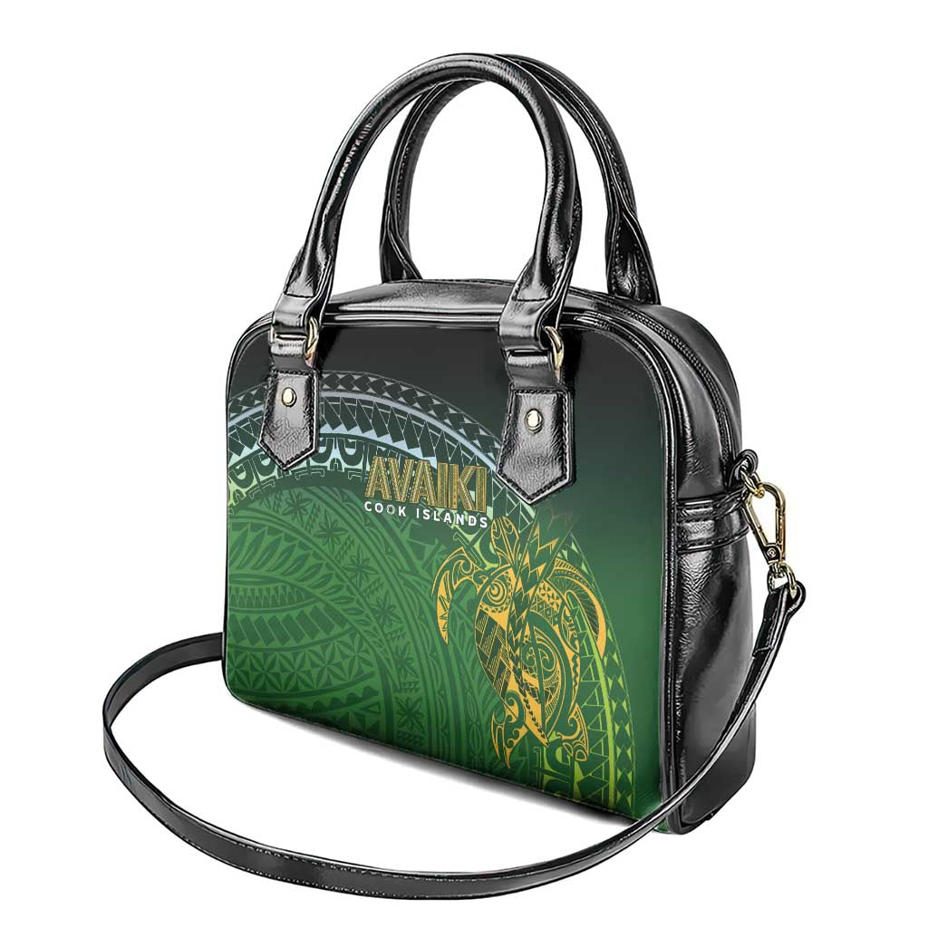 Cook Islands Rugby Kuki Avaiki Shoulder Handbag Tribal Turtle LT7 - Polynesian Pride
