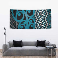 Maori Taniko Patterns Tapestry Azure Patiki Motifs Mix Whakairo Ngaru