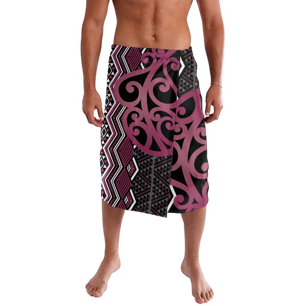 Maori Taniko Patterns Lavalava Pink Patiki Motifs Mix Whakairo Ngaru