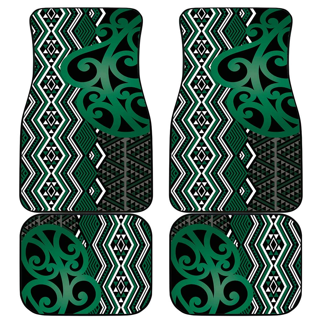Maori Taniko Patterns Car Mats Pounamu Patiki Motifs Mix Whakairo Ngaru
