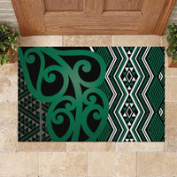 Maori Taniko Patterns Rubber Doormat Pounamu Patiki Motifs Mix Whakairo Ngaru
