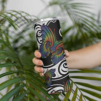 Aotearoa Takatapui Pride Skinny Tumbler Rainbow Butterfly - Free To Love LT7 - Polynesian Pride