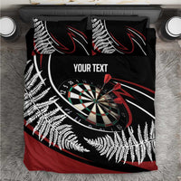New Zealand Darts Personalised Bedding Set Silver Fern Dynamic
